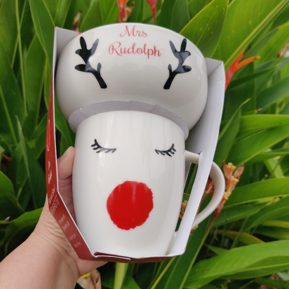 NEW! 🎄Mrs. Rudolph Mug and Bowl Breakfast Set🎄 - Picture 11 of 11